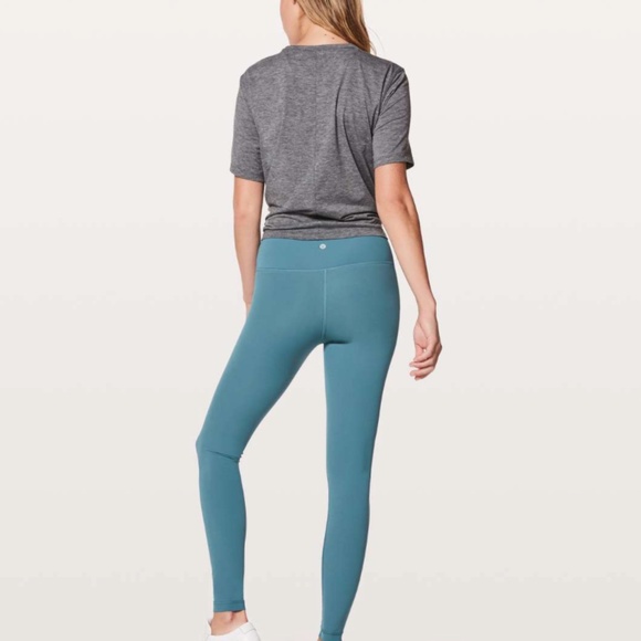 Lululemon Wunder Under Hi-Rise Tight 28" in Persian Blue size 4 - Picture 1 of 6